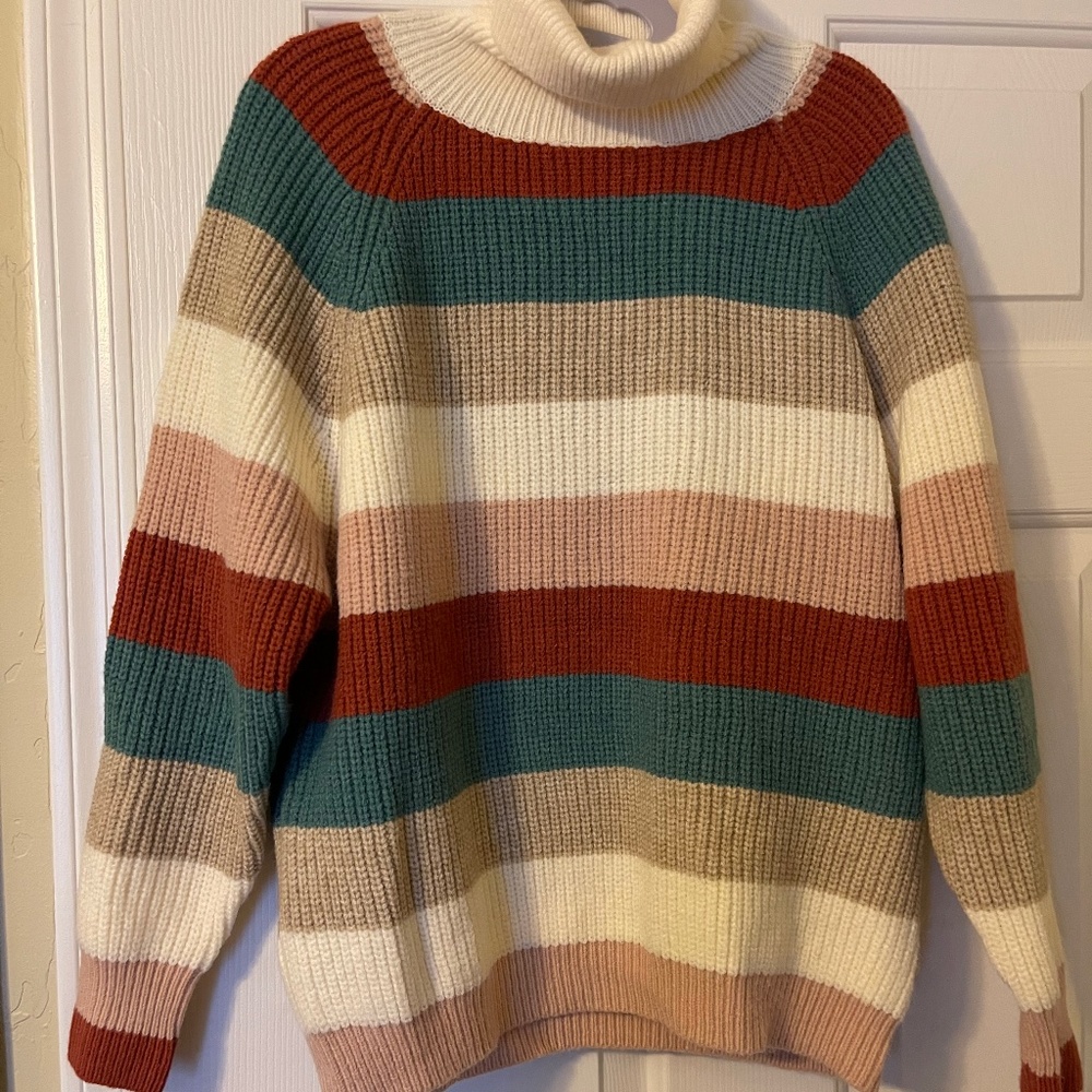 Listicle NWT chunky striped sweater